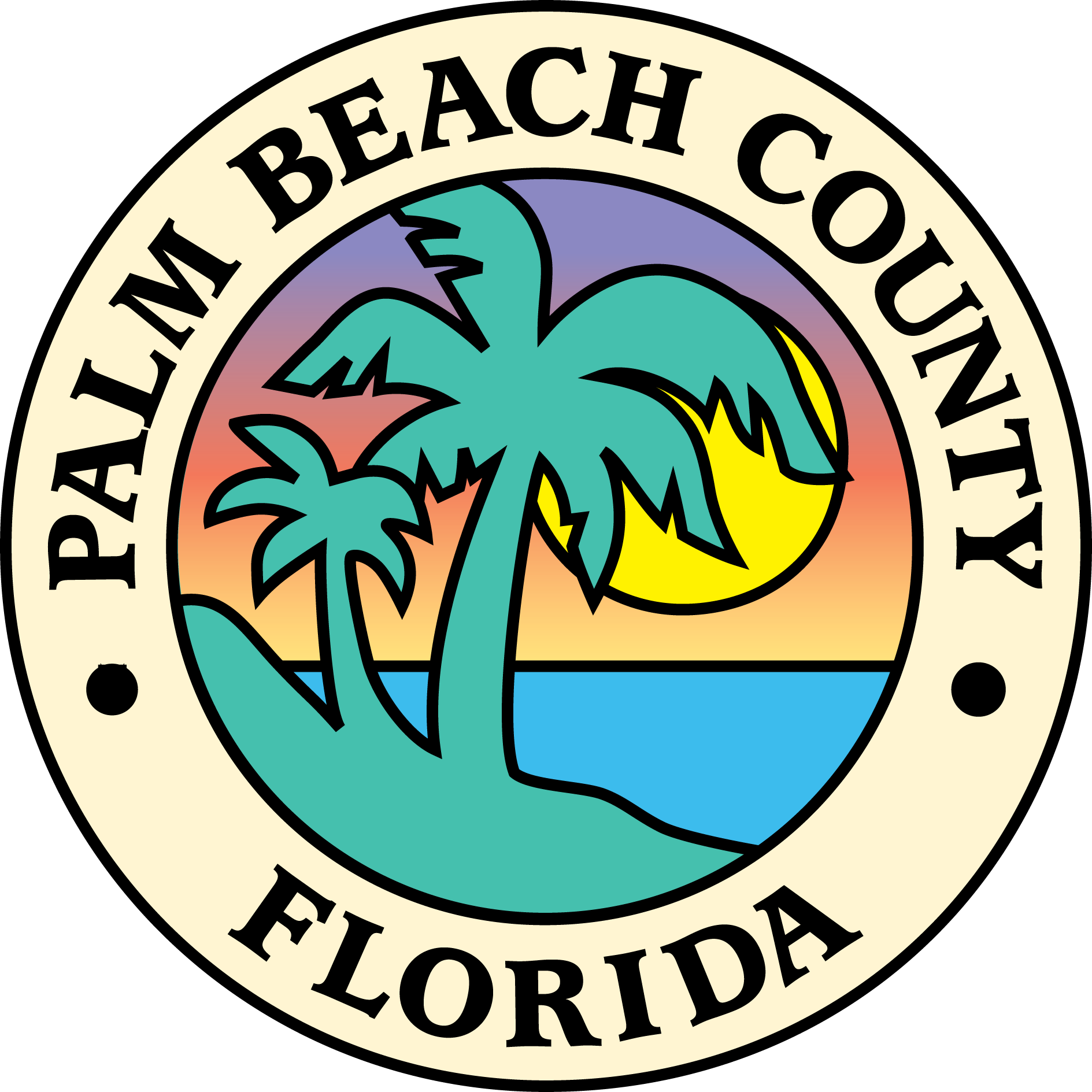 palm beach county logo color