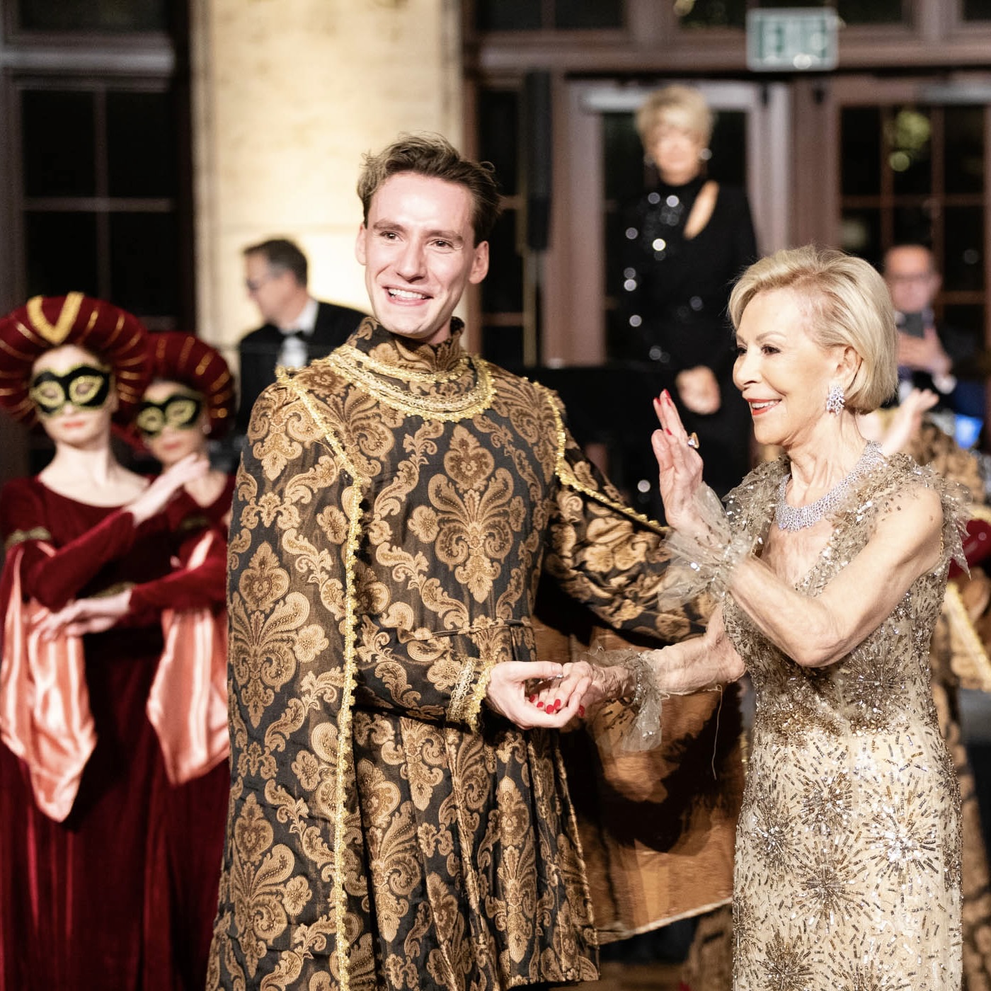 Matthew with Anka at Gala - Ballet Palm Beach