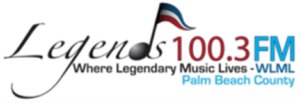 Legends 100.3 FM Radio Logo